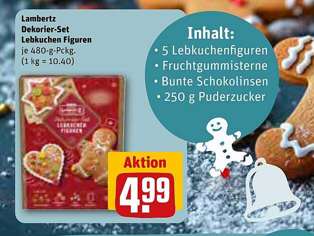 Lambertz Dekorier-Set Lebkuchen Figuren