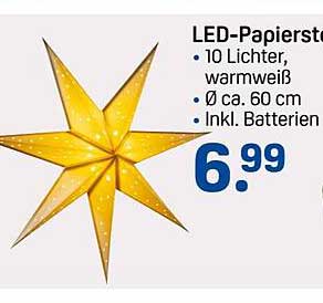 LED-Papierstern