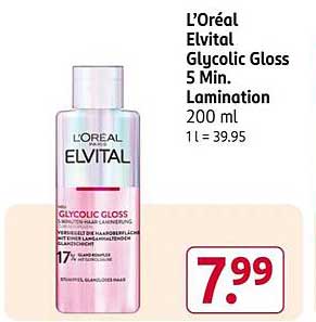 L'Oréal Elvital Glycolic Gloss 5 Min. Lamination