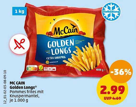 Mc Cain Golden Longs