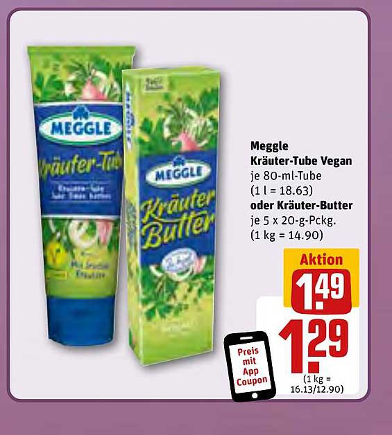 Meggle Kräuter-Tube Vegan