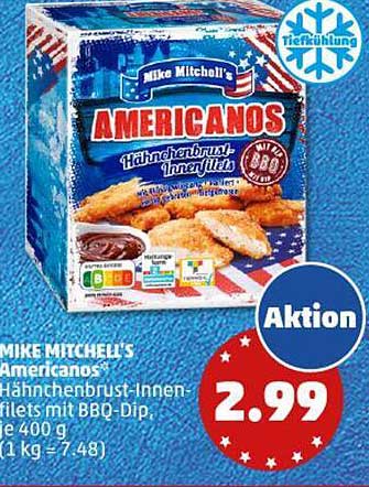 Mike Mitchell's Americanos Hähnchenbrust-Innenfilets mit BBQ-Dip