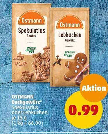 OSTMANN Backgewürz Spekulatius oder Lebkuchen