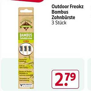 Outdoor Freakz Bambus Zahnbürste