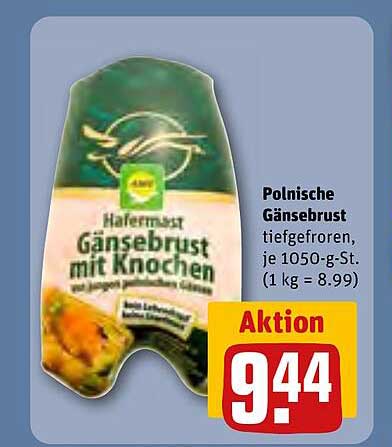 Polnische Gänsebrust mit Knochen