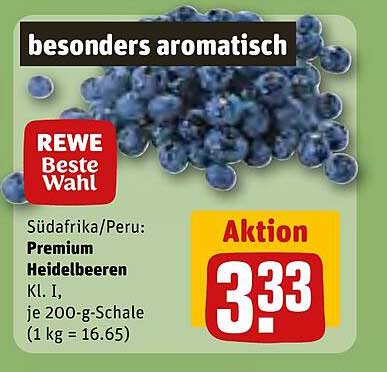 Premium Heidelbeeren