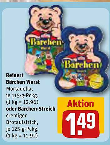 Reinert Bären Wurst