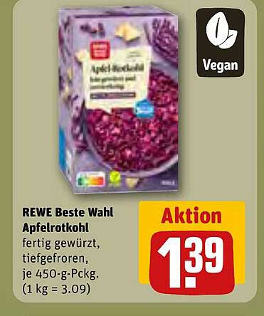 REWE Beste Wahl Apfelrotkohl