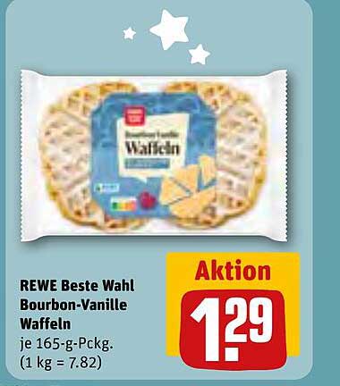 REWE Beste Wahl Bourbon-Vanille Waffeln