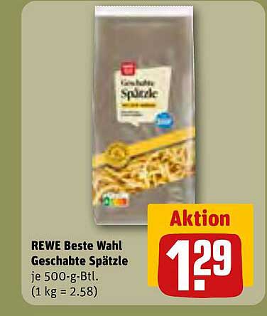 REWE Beste Wahl Geschabte Spätzle