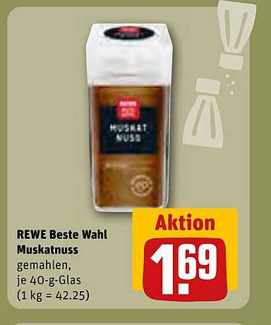 REWE Beste Wahl Muskatnuss