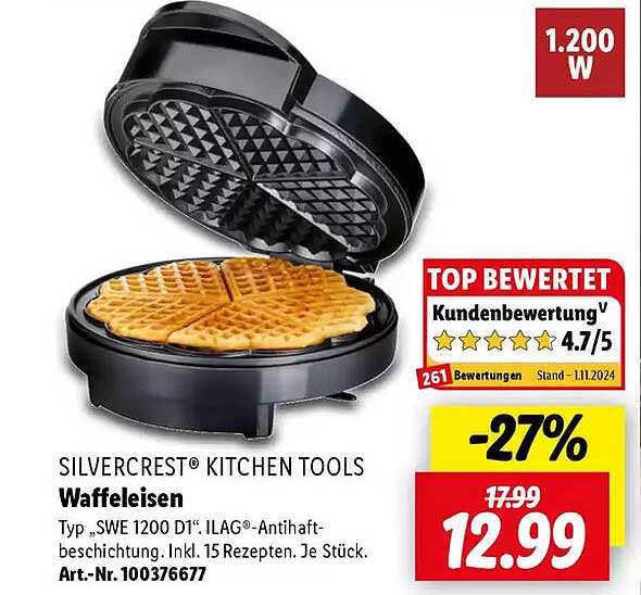 SILVERCREST® KITCHEN TOOLS Waffeleisen