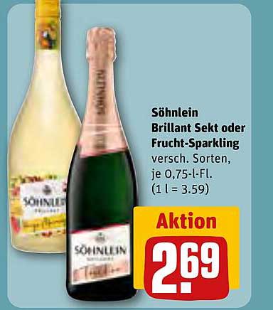 Söhnlein Brillant Sekt oder Frucht-Sparkling