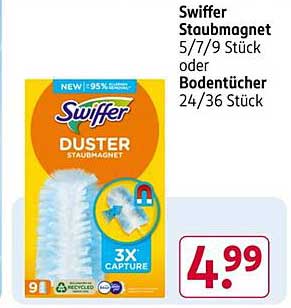 Swiffer Staubmagnet 5/7/9 Stück oder Bodentücher 24/36 Stück