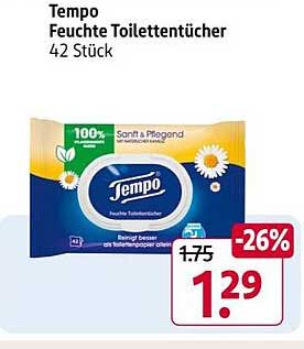 Tempo Feuchte Toilettentücher