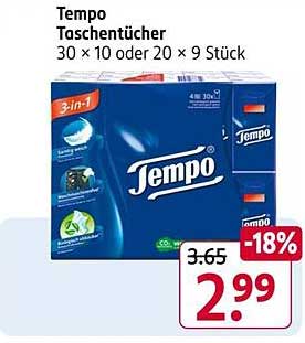 Tempo Taschentücher