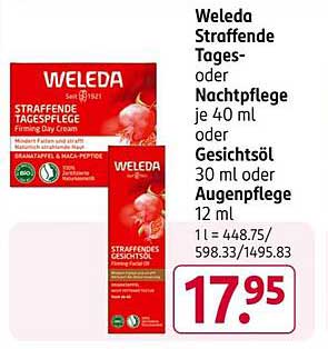 Weleda Straffende Tages- oder Nachtpflege