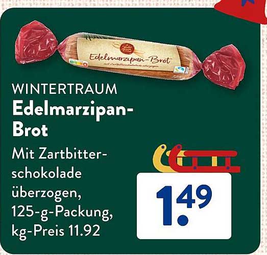 WINTERTRAUM Edelmarzipan-Brot