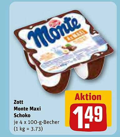 Zott Monte Maxi Schoko