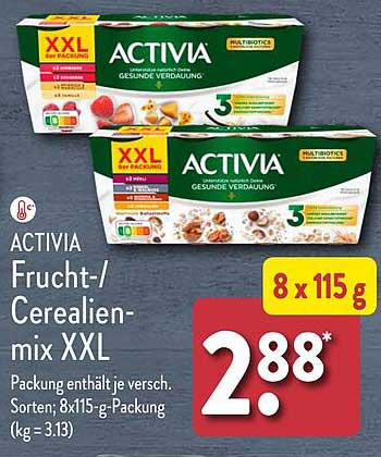 ACTIVIA Frucht-/Cerealien-mix XXL