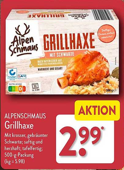 ALPENSCHMAUS Grillhaxe