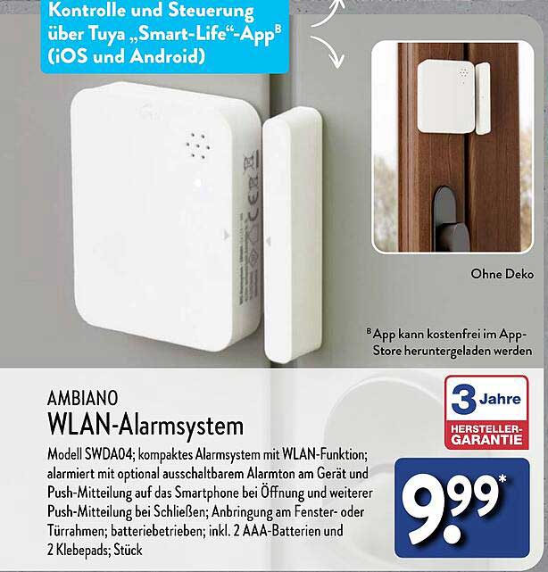 AMBIANO WLAN-Alarmsystem