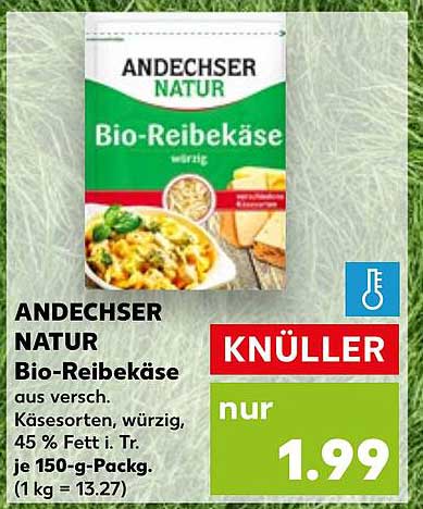 ANDECHSER NATUR Bio-Reibekäse