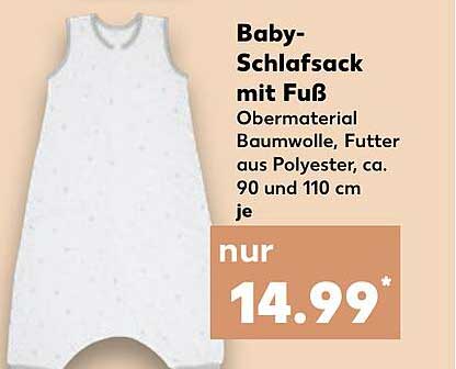 Baby-Schlafsack mit Fuß