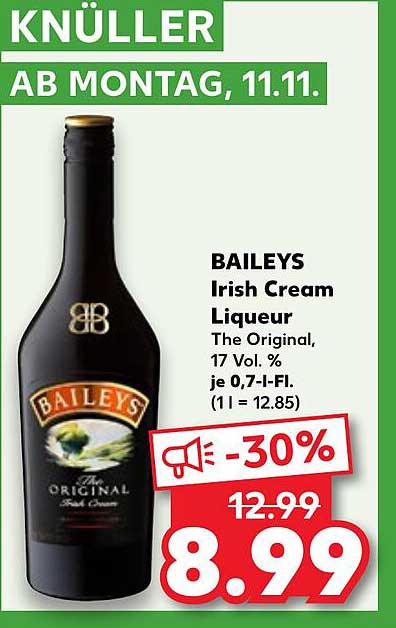 BAILEYS Irish Cream Liqueur