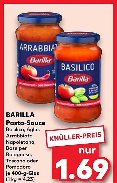 BARILLA Pasta-Sauce