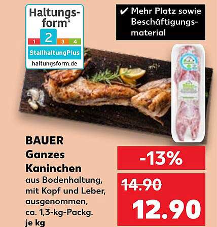 BAUER Ganzes Kaninchen