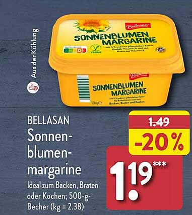 BELLASAN Sonnenblumenmargarine