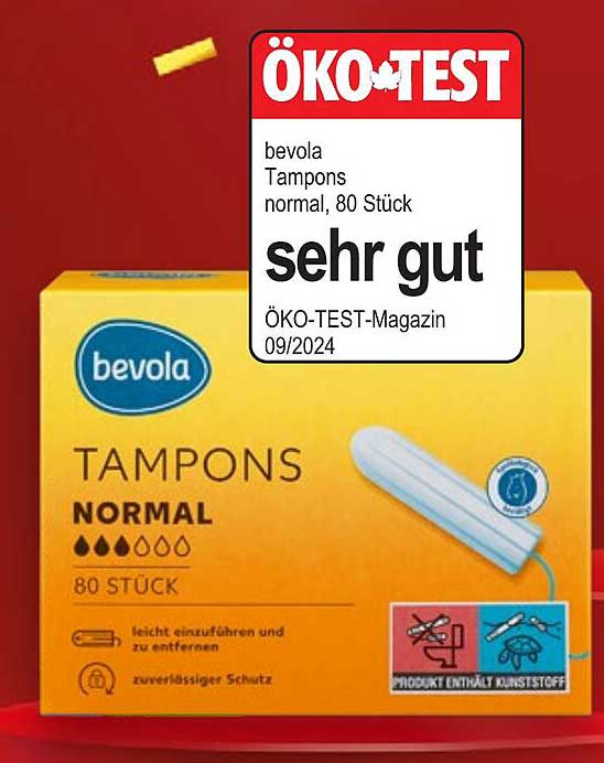 bevola Tampons normal, 80 Stück