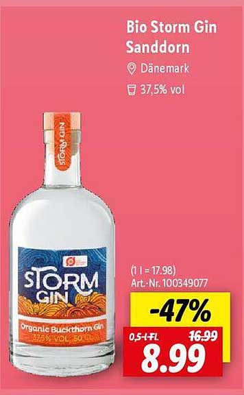 Bio Storm Gin Sanddorn