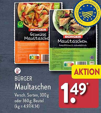 BÜRGER Maultaschen