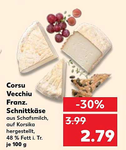 Corsu Vecchiu Franz. Schnittkäse