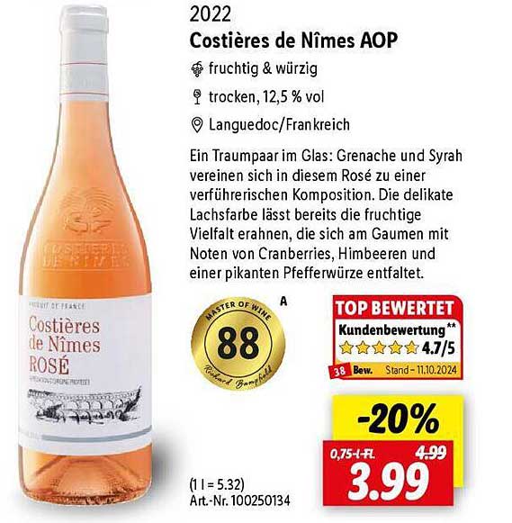 Costières de Nîmes AOP Rosé