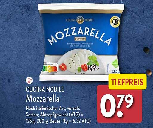 CUCINA NOBILE Mozzarella