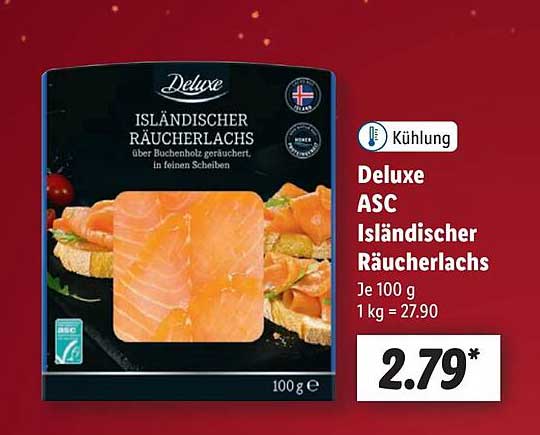 Deluxe ASC Isländischer Räucherlachs