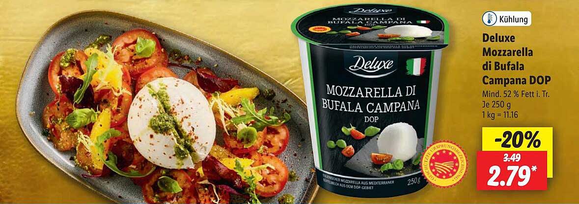 Deluxe Mozzarella di Bufala Campana DOP