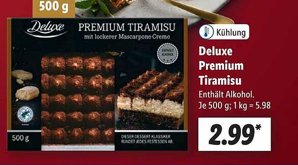 Deluxe Premium Tiramisu