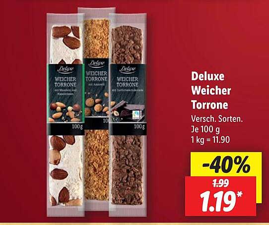 Deluxe Weicher Torrone