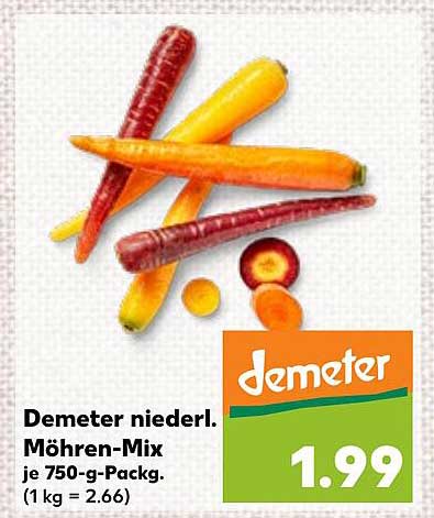 Demeter niederl. Möhren-Mix