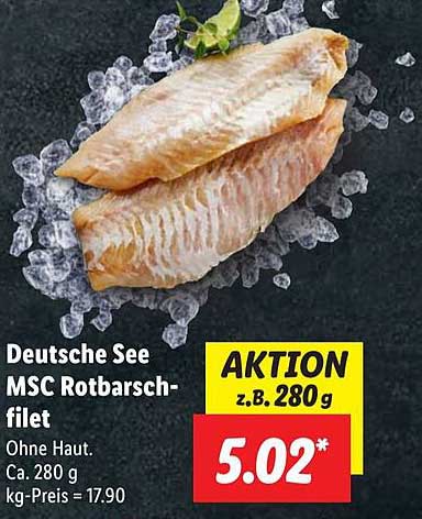 Deutsche See MSC Rotbarschfilet