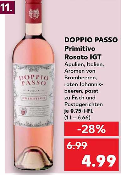 DOPPIO PASSO Primitivo Rosato IGT