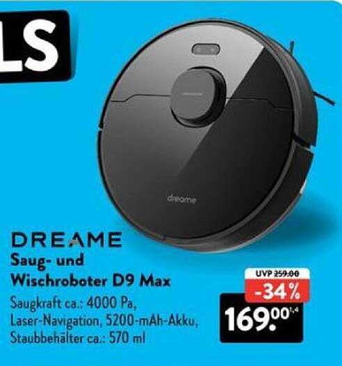 DREAME Saug- und Wischroboter D9 Max