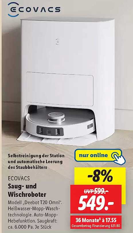 ECOVACS Saug- und Wischroboter