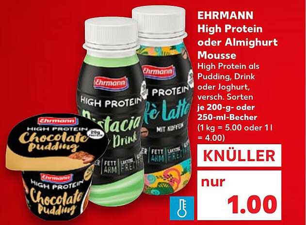 EHRMANN High Protein oder Almighurt Mousse