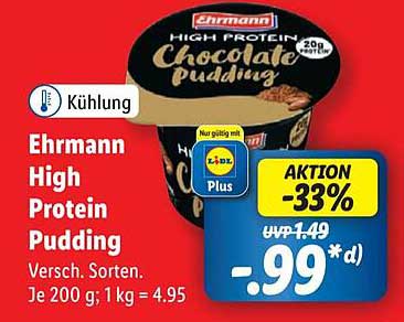 Ehrmann High Protein Pudding