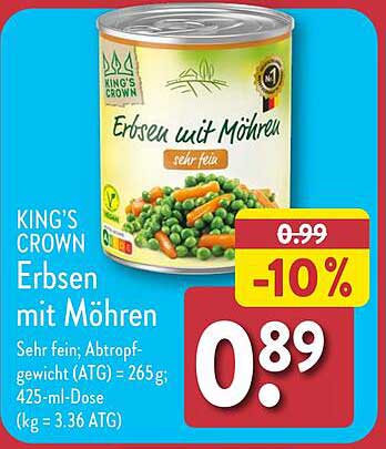 Erbsen mit Möhren